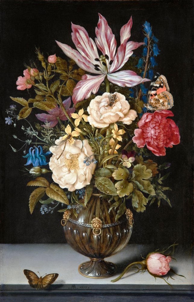 CLAUDE VENARD 額縁 花と静物のある部屋 アート インテリア